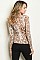 Long Sleeve High Neck Snake Print Top - Pack of 6 Pieces