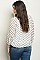 Plus Size Long Sleeve Polka Dot Blouse - Pack of 6 Pieces