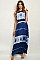 Sleeveless Tie Dye Tunic Maxi Dress - Pack of 6 Pieces