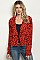Animal Leopard Print Blazer - Pack of 6 Pieces