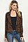 Animal Leopard Print Blazer - Pack of 6 Pieces