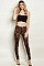 Leopard Print Leggings - Pack of 6 Pieces