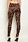 Leopard Print Leggings - Pack of 6 Pieces