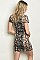 Snake Animal Print Dress - Pack of 6 Pieces