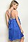 Sleeveless Lace up Detail Ruffled Tunic Dress - Pack of 6 Pieces