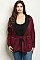 Plus Size Long Sleeves Navy Jacket - Pack of 6 Pieces