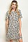 Cheetah Leopard Printed Dress - Pack of 6 Pieces