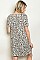 Cheetah Leopard Printed Dress - Pack of 6 Pieces