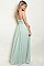 Sleeveless Halter Neck Lace Detail Maxi Dress - Pack of 6 Pieces