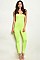 Sleeveless Scoop Neck Bodycon Jumpsuit - Pack of 6 Pieces
