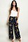 Lace Top Floral Print 2Tone Jumpsuit - Pack of 6 Pieces