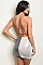 Sleeveless V-neck Metallic Wrap Dress - Pack of 6 Pieces