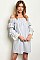 Long Lace Bell Sleeve Off The Shoulder Tunic Dress - Pack of 6 Pieces