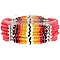 Trendy Native Lakota Style Seed Bead Stretch Bracelet