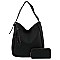 Textured 2-in-1 Shoulder Bag