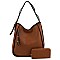 Textured 2-in-1 Shoulder Bag