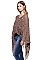 Elegant Fringe Fashion Poncho