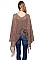 Elegant Fringe Fashion Poncho