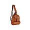 Buckle Pocket Sling Bag Backpack