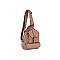 Buckle Pocket Sling Bag Backpack