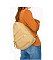 Faux Suede Sling Bag Backpack