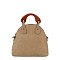Wooden Top Handle Satchel