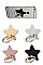 PACK OF (12 PCS) STAR RING-GRIP ANTI-DROP FINGER HOLDER FM-CR033
