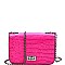 CROCODILE PRINT CELLPHONE CROSS BODY ORGANIZER