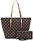 ALBA CHARISMA 2IN1 LOGO SHOPPER BAG WITH MATCHING WALLET SET