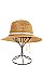 Natural Fiber Woven Ladies Fedora Hat