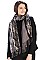 PYTHON PRINT TWO TONE SCARF