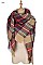 X LARGE PLAID SCARF SHAWL FM-CS6491