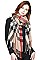 FRINGED PLAID SCARF
