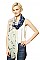 FASHIONABLE FLOWER PRINT SCARF