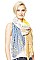 FASHIONABLE FLOWER PRINT SCARF