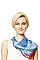 SEA HORSE PRINT SQUARE SCARF BANDANA