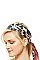 LEOPARD PRINT SQUARE SCARF BANDANA