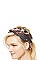 LEOPARD PRINT SQUARE SCARF BANDANA