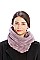 QUILTED STRIPE INFINITY SCARF