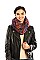 PLAID PRINT INFINITY SCARF