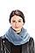 FAUX MINK FUR SOLID INFINITY SCARF