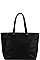 CHIC TEXTURED PU LEATHER FASHION DESIGNER SHOPPER BAG JYCTD-0013