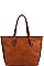 CHIC TEXTURED PU LEATHER FASHION DESIGNER SHOPPER BAG JYCTD-0013