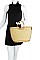 FASHIONABLE BAMBOO HANDLE WEAVE HANDBAG  JYCTDX-0002