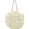 ROUND STRAW TOTE BAG