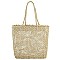 Fashion Woven Straw Shopper