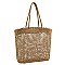 Fashion Woven Straw Shopper