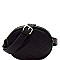 Chevron Quilted Pattern Fashion Round Fanny Pack MH-CTJY0013