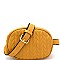 Stylish Quilted Pattern Round Fanny Pack CTJY0014-MH