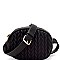 Stylish Quilted Pattern Round Fanny Pack CTJY0014-MH